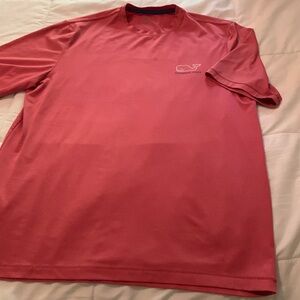 Vineyard Vines salmon short sleeve shirt. Boys XL